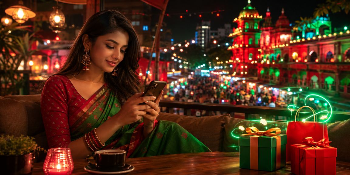 বিকাশ মোবাইল পেমেন্ট ব্যবহারের দৃশ্য